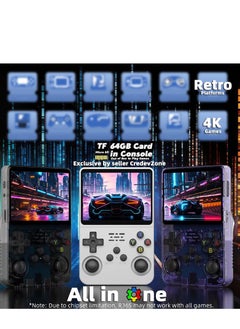 B NEW R36S Retro Handheld Game Console, 3.5 inch HD Display, Dual 3D Joysticks, 11 Emulator, 64GB 15000 Games  - Image 3