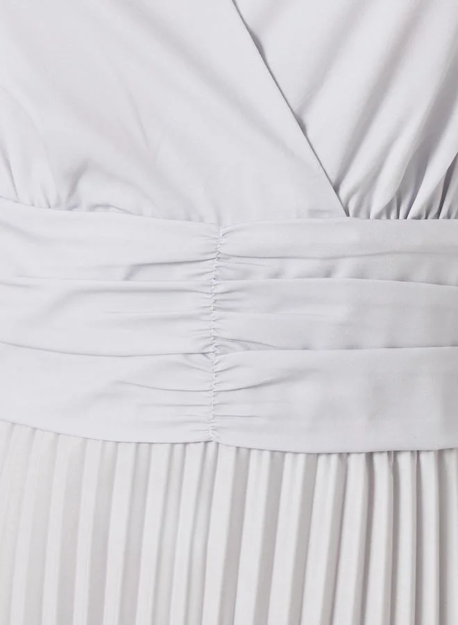 Styli  Ombre Pleated Dress for Women | Best Price UAE