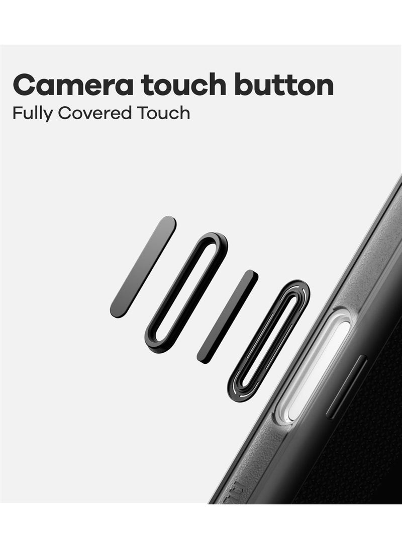 Aulumu A17 Rugged Case for iPhone 17 Pro Max | MagSafe Compatible | Integrated Drop Protection | Touch-Sensitive Buttons | Military-Grade Outdoor Design Black - Image 2