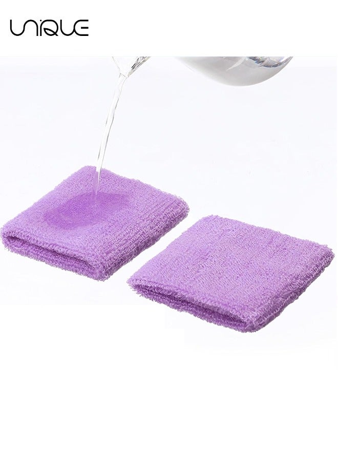 يونيك 3 أزواج من المعصمين الرياضيين ، عصابات المعصم المضمار المضمار عصابة عرق ماصة للرجال والنساء ، عصابات رياضية قطنية قابلة للتنفس لممارسة الرياضة ، كرة القدم ، كرة السلة ، تشغيل الرياضة الرياضية - Image 4