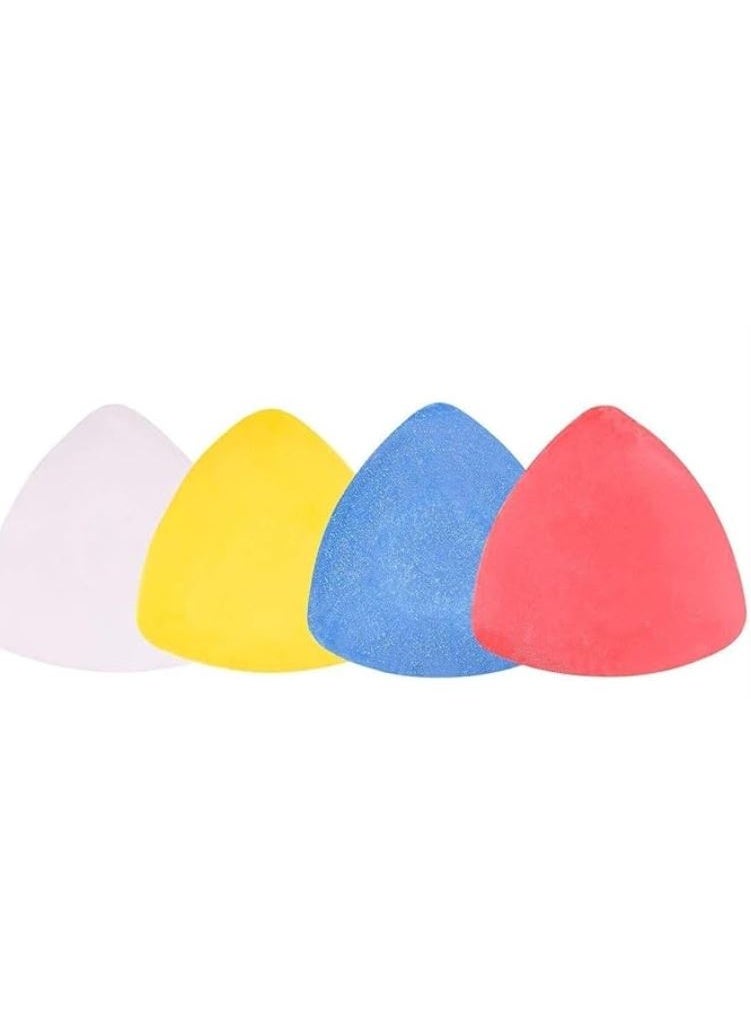 RYN 5 PCS Triangle Tailor's Fabric Chalk for Sewing Quilting Crafting - Image 1