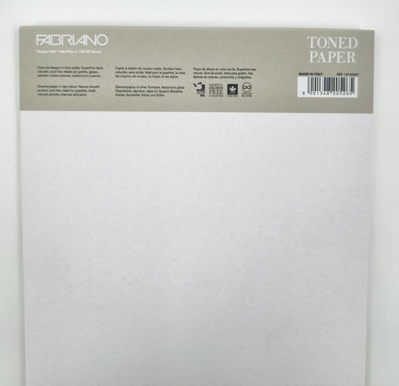 Fabriano Toned Paper Pad Clay, Size - A4, 120 GSM (Contains- 50 Sheets) - Image 2