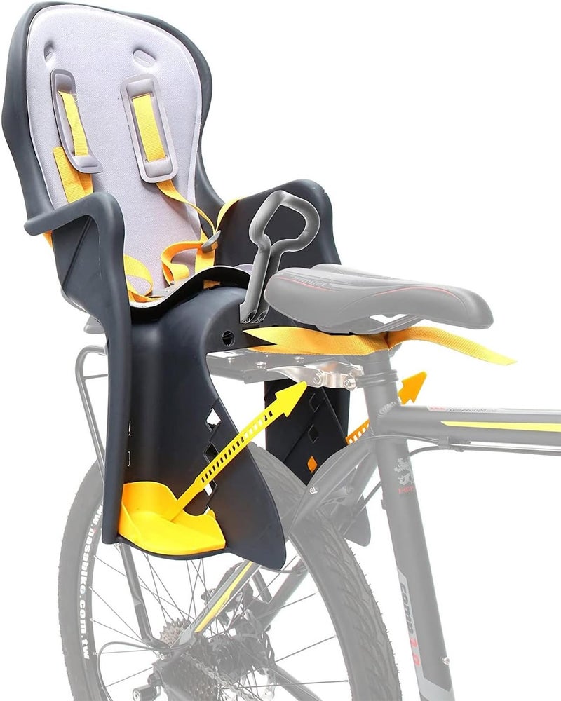 Spartan Bicycle Mounted Child Carrier Bike Seat Baby Seat in Seatpost Baby Carrier or Rear Rack Mounts for Bicycles, One Size - Image 2