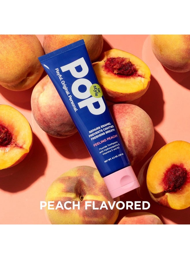 POP Fluoride Toothpaste Feeling Peachy - Image 2