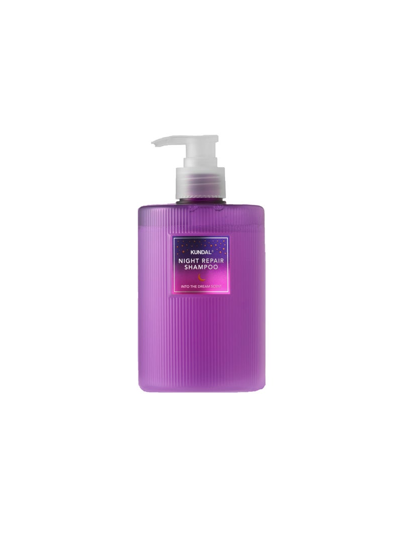 KUNDAL Night Repair Hair Shampoo For a Moisturized, Soft, & Glossy Hair 470 mL - Image 1