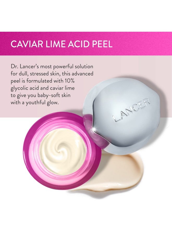 lancer Skincare Caviar Lime Acid Peel Retinol Facial Chemical Peel With Brightening Glycolic Acid 1.7 Fluid Ounces…  - Image 2
