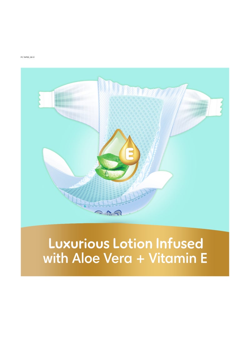 بامبرز عبوة حفاض بريميوم كير للأطفال، مقاس 6، لوزن +13 كجم، عدد 60 حفاض - العبوة الضخمة، تساعد بمنع ظهور الطفح الجلدي - Image 3