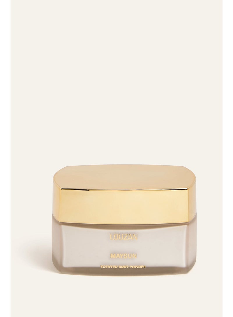Louzan Maysun Scented Body Powder – Coconut, Vanilla & White Musk, 100g - Image 4