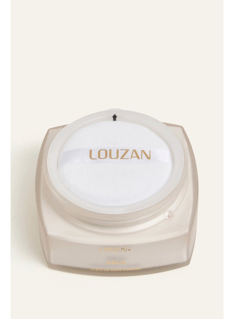 Louzan Maysun Scented Body Powder – Coconut, Vanilla & White Musk, 100g - Image 3