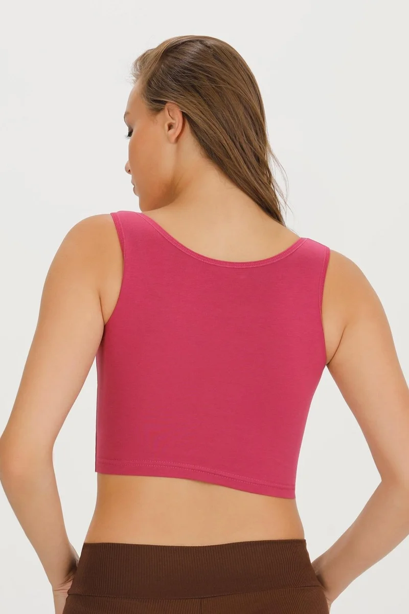 سينسو Women's Thick Strap Crop Bustier - CROP130
