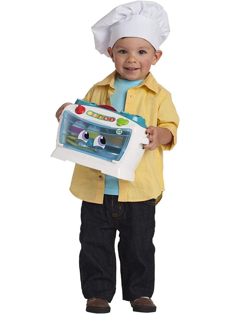 ليب فروغ فرن "Number Loving Oven" من LeapFrog، لعبة تفاعلية للأطفال الصغار، تُعلّم الأرقام والعد وتُضفي متعة الطهي، ومثالية للأطفال من عمر سنتين إلى 5 سنوات. - Image 4