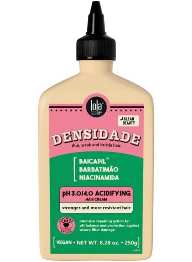 Lola from Rio مُحَمِّض الشعر لكثافة الشعر التالف - يُغلق القشور، يُوازن الرقم الهيدروجيني ويضيف اللمعان، مثالي للشعر بعد العلاجات الكيميائية (250 جرام) - Image 1