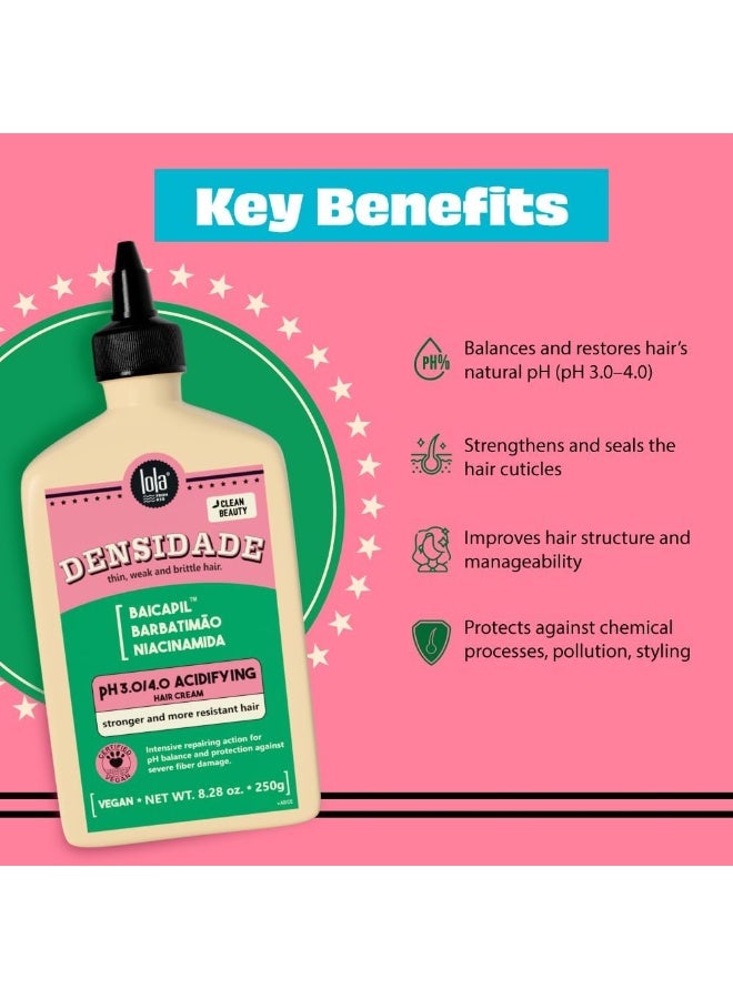 Lola from Rio مُحَمِّض الشعر لكثافة الشعر التالف - يُغلق القشور، يُوازن الرقم الهيدروجيني ويضيف اللمعان، مثالي للشعر بعد العلاجات الكيميائية (250 جرام) - Image 3