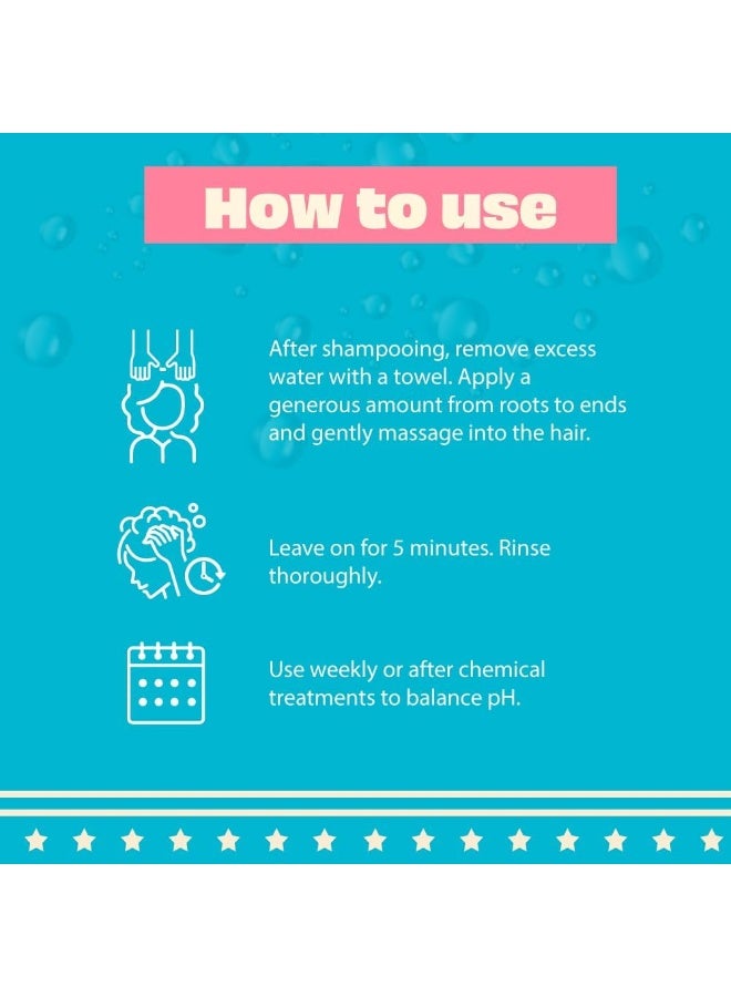 Lola from Rio مُحَمِّض الشعر لكثافة الشعر التالف - يُغلق القشور، يُوازن الرقم الهيدروجيني ويضيف اللمعان، مثالي للشعر بعد العلاجات الكيميائية (250 جرام) - Image 4