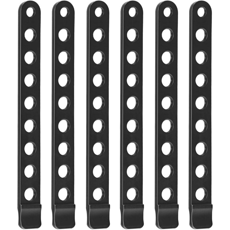 Boao 6 Pieces Bike Rack Rubber Strap Bike Rack Cradle Replacement Strap Cycling Rubber Wheel Strap for Bike Rack (Black) - Image 1