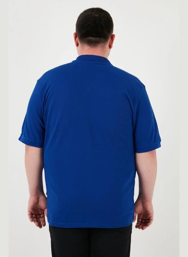 Buratti  Buratti Cotton Regular Fit Plus Size Polo Collar T Shirt Men's Polo Collar T Shirt 5902127B for Men | Best Price UAE