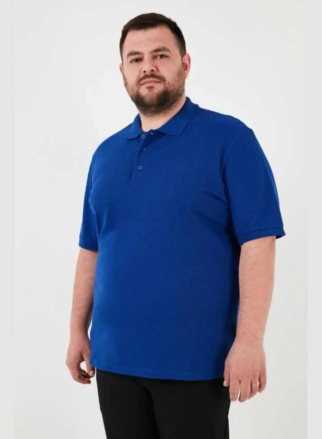 Buratti  Buratti Cotton Regular Fit Plus Size Polo Collar T Shirt Men's Polo Collar T Shirt 5902127B for Men | Best Price UAE