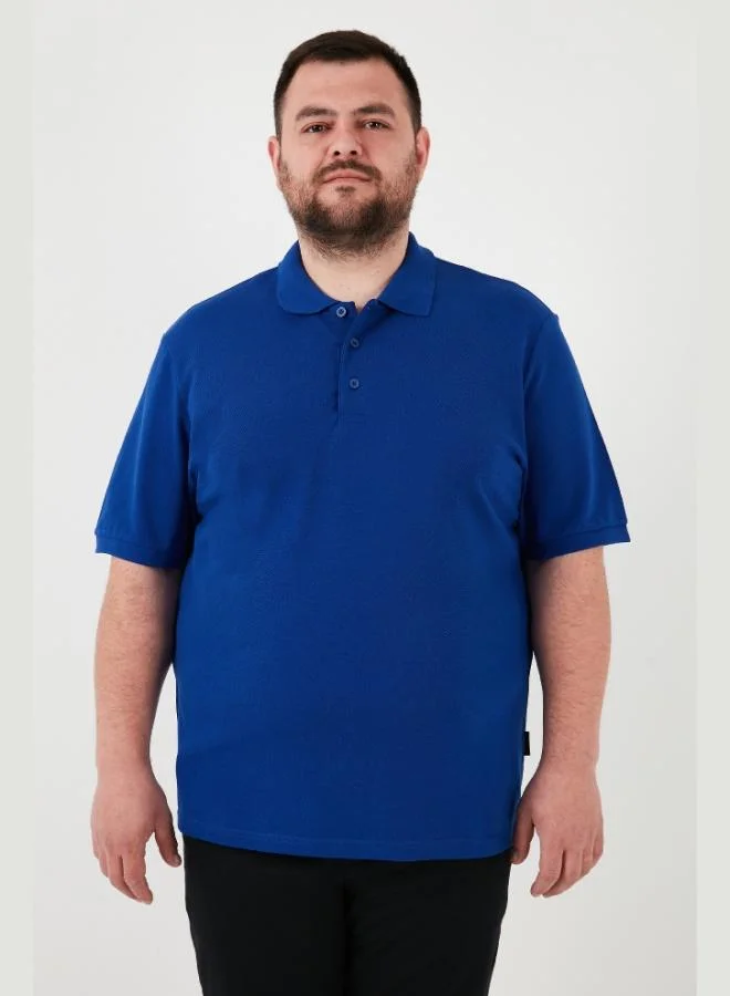 Buratti  Buratti Cotton Regular Fit Plus Size Polo Collar T Shirt Men's Polo Collar T Shirt 5902127B for Men | Best Price UAE