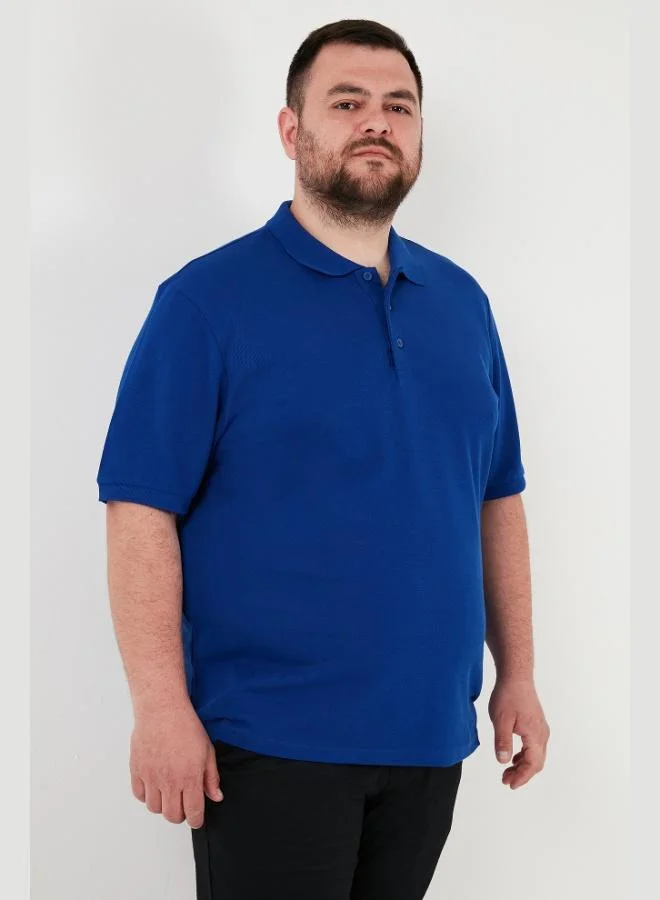 Buratti  Buratti Cotton Regular Fit Plus Size Polo Collar T Shirt Men's Polo Collar T Shirt 5902127B for Men | Best Price UAE