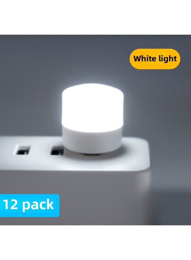 Usb Intelligent Voice Desk Lamp Learning Control Lamp Voice Control Lamp Induction Lamp Led Socket Night Light Integrated Bedside Lamp-Color:Usb White Light Night Light-white Light-12 Pieces  - Image 1