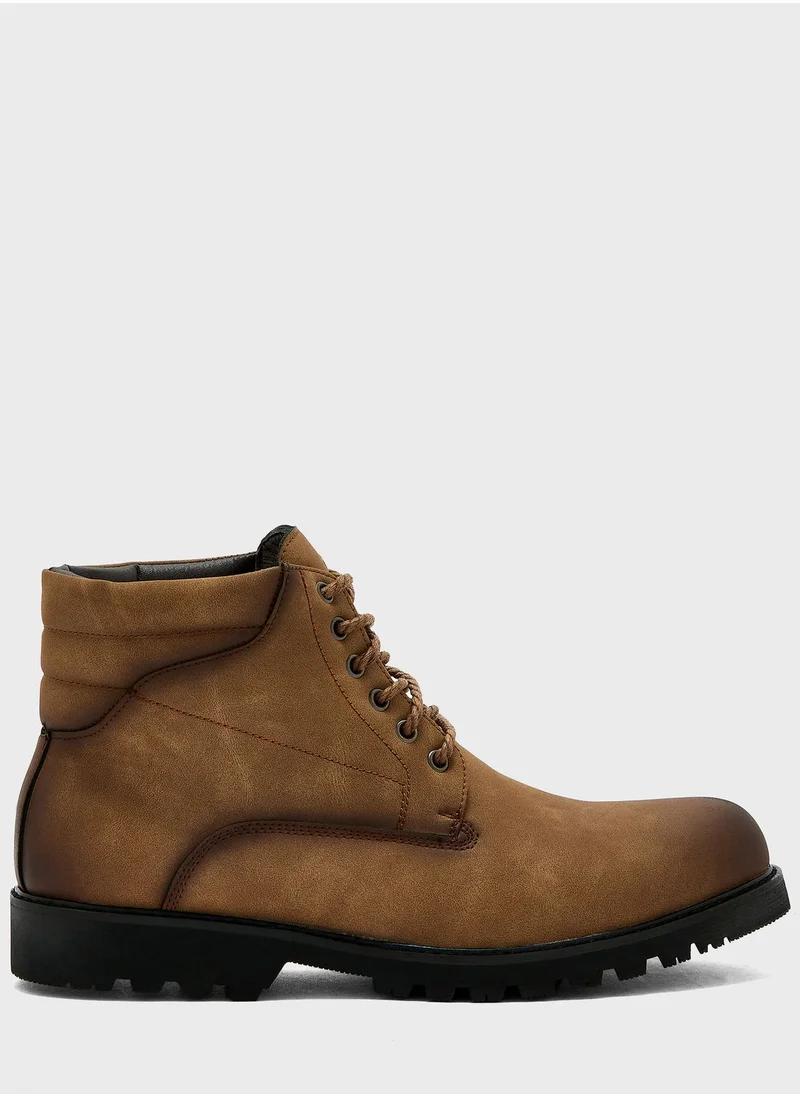 Robert Wood Casual Laced Boots