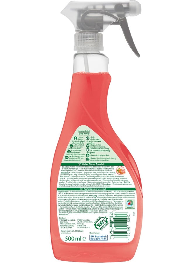 Frosch Grapefruit Kitchen Cleaner, 500 Ml - Image 2