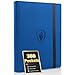 Fabmaker Premium 9 Pocket Card Binder for 360 Cards Fabmaker PU Cover Trading Card Binder Sturdy Card Collection Album Sleek Card Holder Folders for Game Cards Sports Cards Royal Blue - Image 3