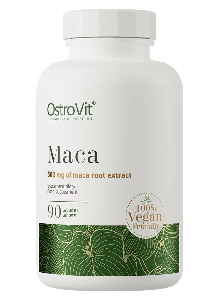 OstroVit Maca VEGE 90 Tablets – Natural Energy Boost 