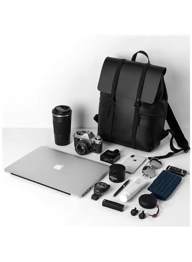 156 Inch Laptop Back Fashion Travel Back Casual Day Outdoor Rucksack College Bookbag for Men Women Black - Image 3