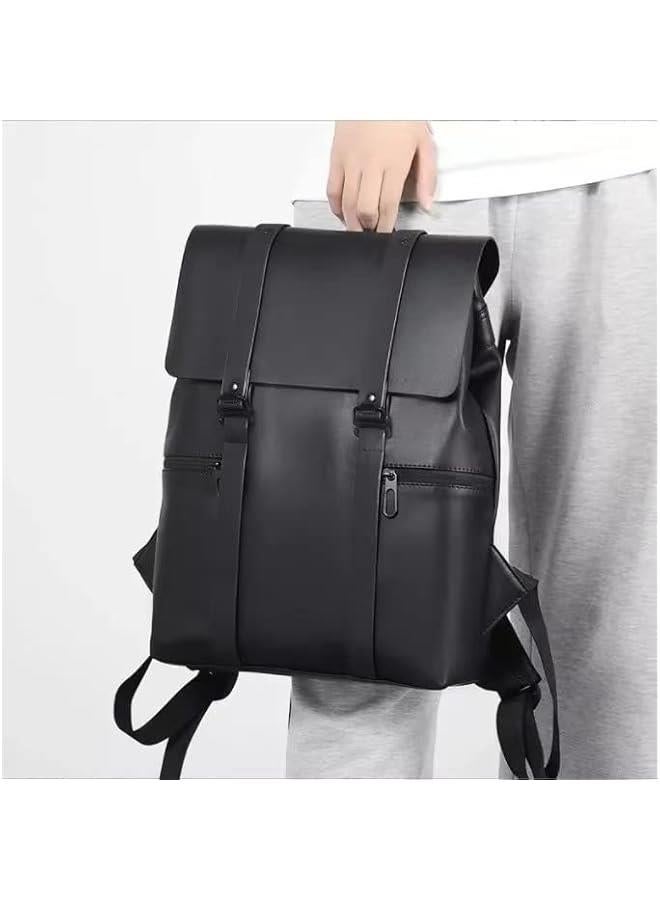 156 Inch Laptop Back Fashion Travel Back Casual Day Outdoor Rucksack College Bookbag for Men Women Black - Image 5