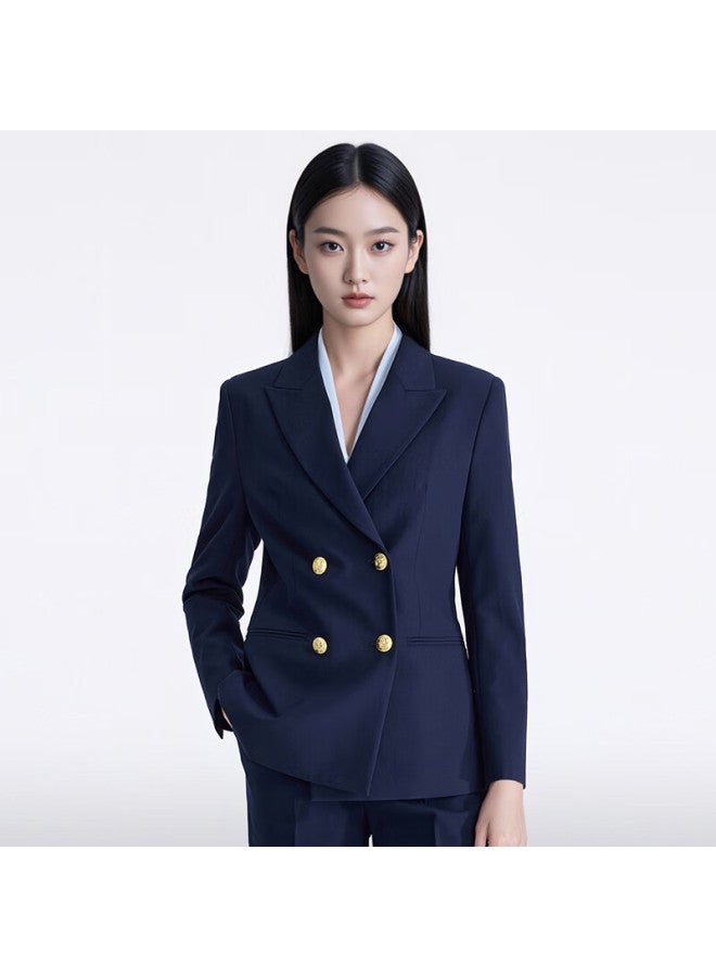 Teluoman Elegant Fashion Professional Women's Suit Set Spring Autumn Interview Formal High-end Commuter Casual Blazer - Image 1