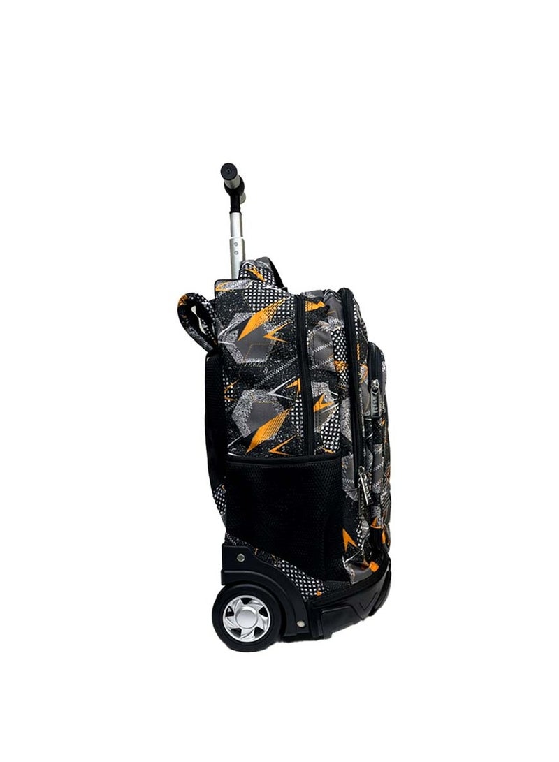 نوزكي حقيبة مدرسية للطلاب بعجلات – حقيبة ظهر متعددة الوظائف بعجلات بحجم 18 بوصة – حقائب مدرسية مثالية للبنات والأولاد – حقيبة سفر عملية - Image 3