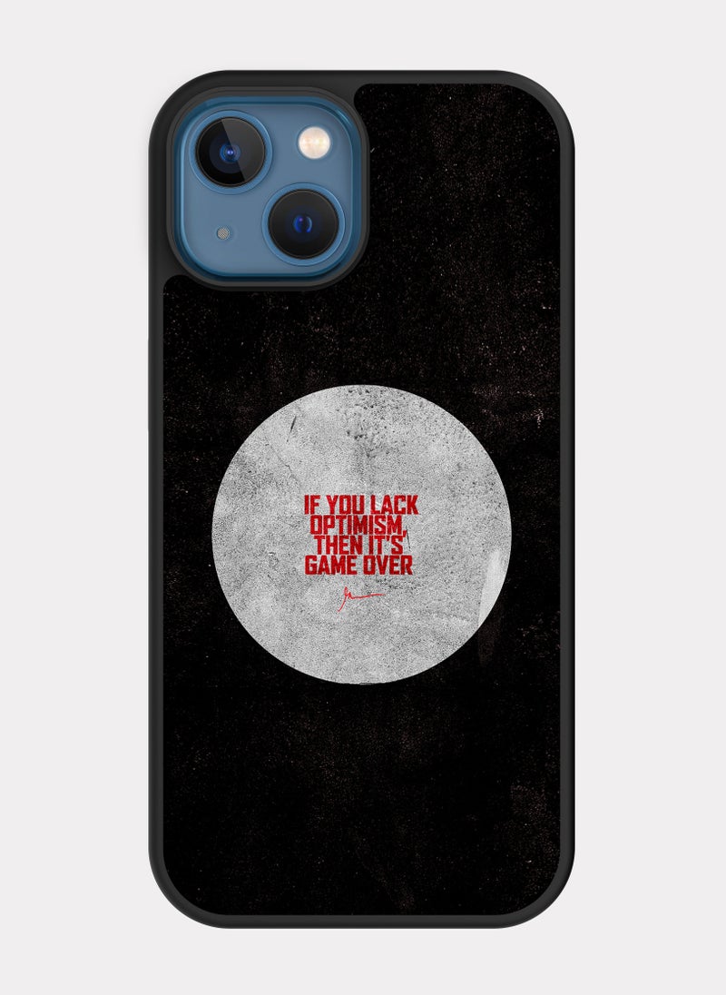 بكسلات كفر ايفون 13 اقتباس انجليزي إذا كنت تفتقر إلى التفاؤل - Image 1