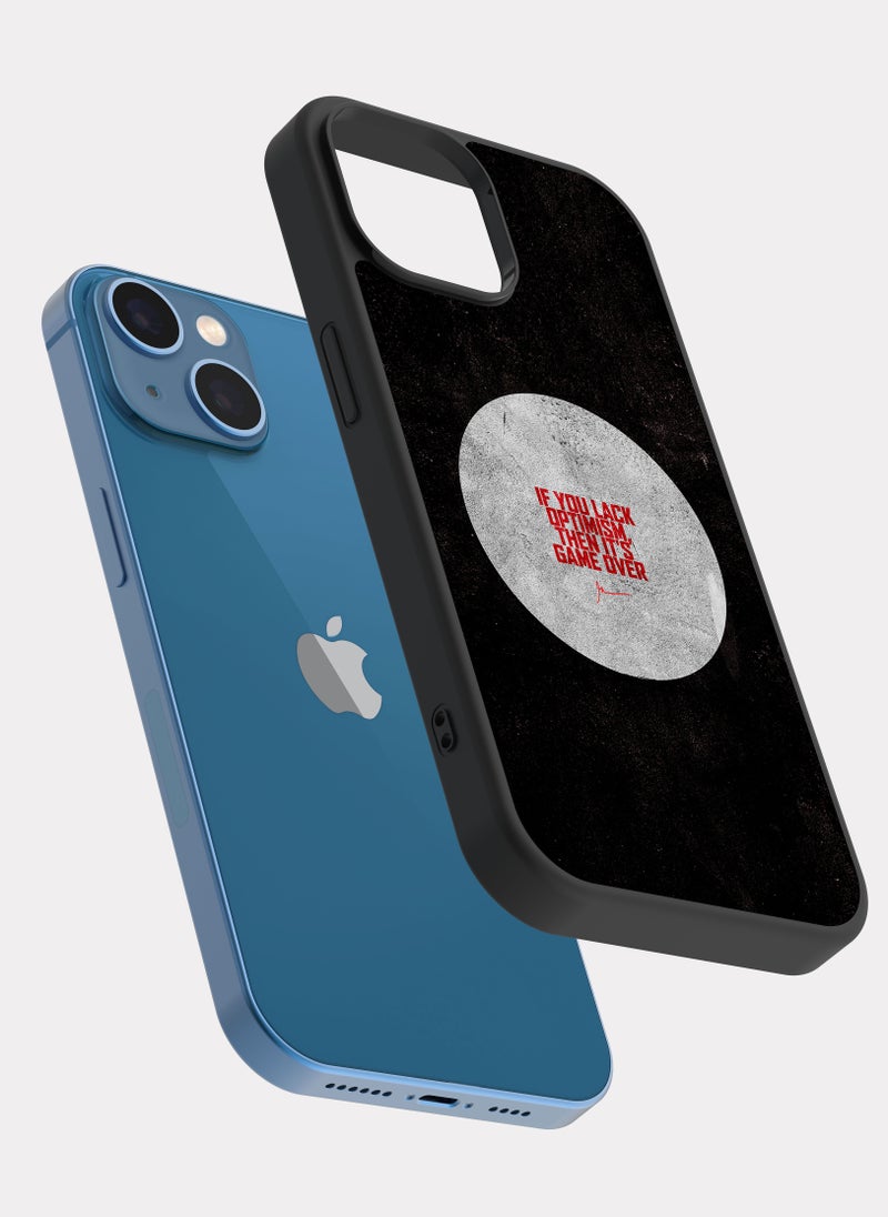 بكسلات كفر ايفون 13 اقتباس انجليزي إذا كنت تفتقر إلى التفاؤل - Image 2