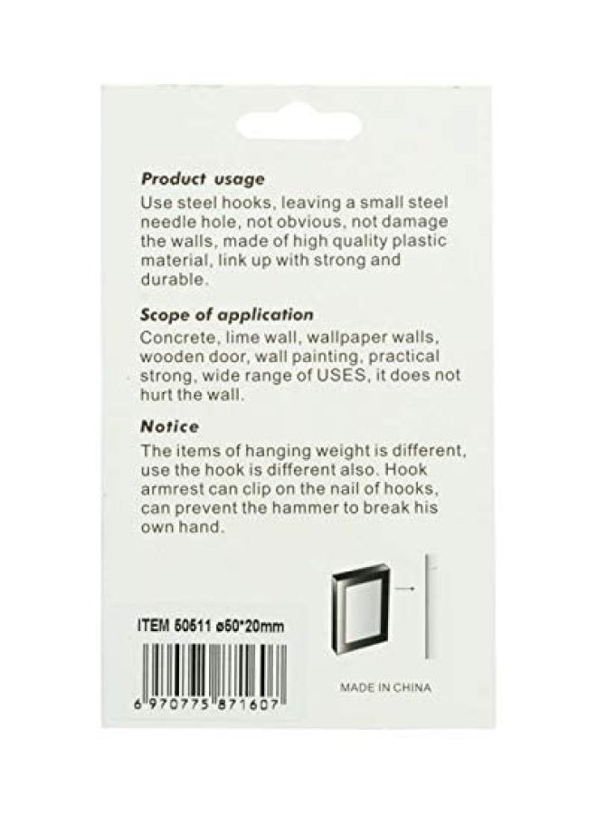 Robustline Plastic Hook Holding Capacity 2000g 2 Piece Set - Image 2