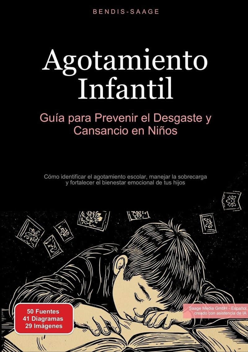 Agotamiento Infantil: Guía para Prevenir el Desgaste y Cansancio en Niños: Cómo identificar el agotamiento escolar, manejar la sobrecarga y fortalecer el bienestar emocional de tus hijos