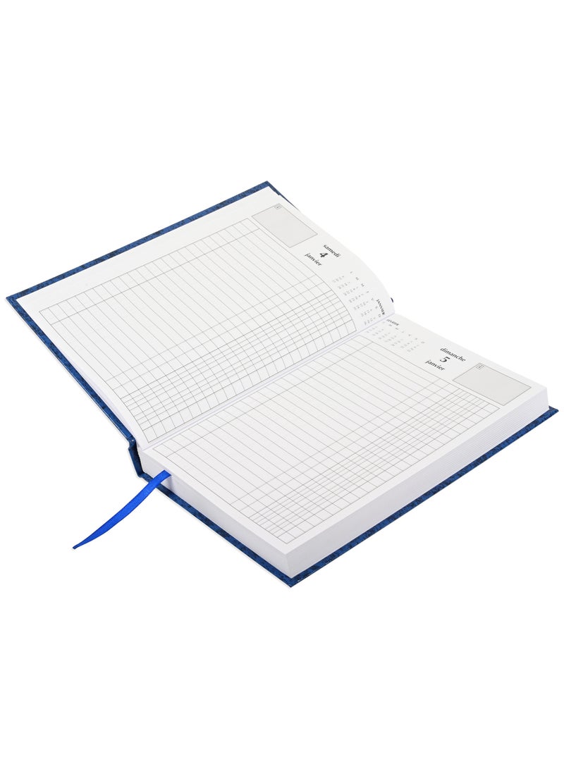FIS A5 Diary 2025 Blue (French) - FSDI29FR25BL - Image 2