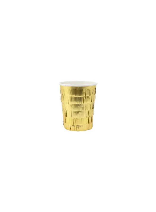 Meri Meri Gold Fringe Party Cups