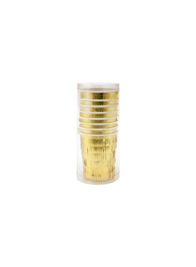 Meri Meri Gold Fringe Party Cups