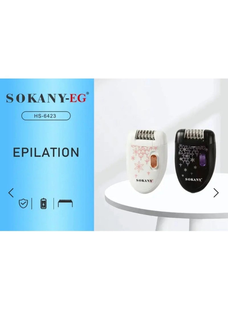 Sokany HS-6423 Hair Removal Device – 2 Speeds – Precision Epilation up to 0.5 mm - Image 2