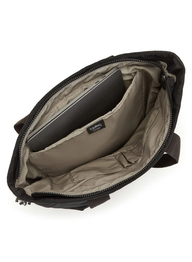 kipling Hanifa Large Female Tote - Black Noir