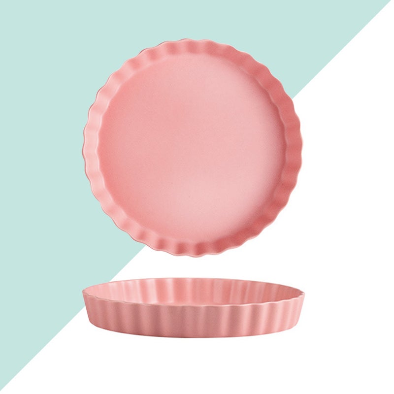 2pcs Simple Sushi Plate Ceramics Breakfast Dish Chic Italy Noodles Plate Household Tableware for Home Restaurant ( ) - Image 4