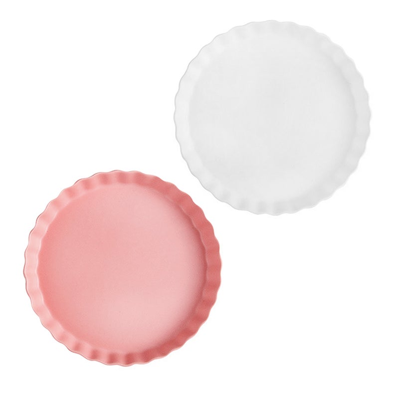 2pcs Simple Sushi Plate Ceramics Breakfast Dish Chic Italy Noodles Plate Household Tableware for Home Restaurant ( ) - Image 3
