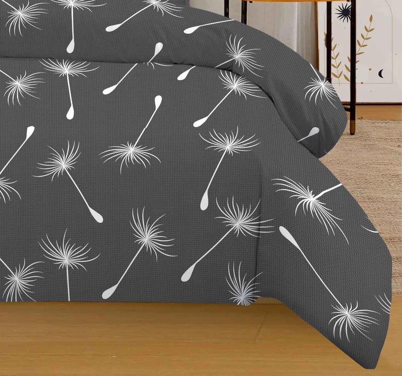 Amali  4 Pieces Bedsheet Set Single Size (120 x 200+35cm) Including 1 Duvet Cover 1 Fitted Sheet 1 Oxford & 1 Standard Pillowcases Durable & Long Lasting Quality - Image 3