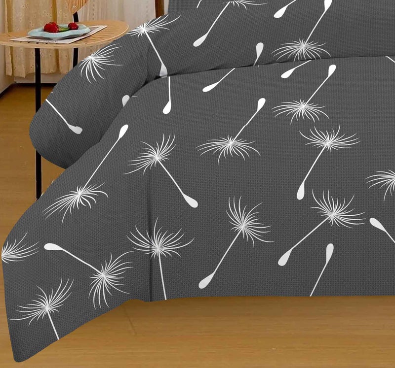 Amali  4 Pieces Bedsheet Set Single Size (120 x 200+35cm) Including 1 Duvet Cover 1 Fitted Sheet 1 Oxford & 1 Standard Pillowcases Durable & Long Lasting Quality - Image 2