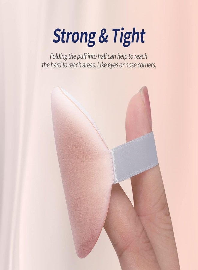 Aternal Powder Puff, 4PCS Makeup Puff Powder Sponge Reusable Face Makeup Powder Puff Wet Dry Dual-use Powder Sponge for Loose Powder Cosmetic Foundation - Image 3