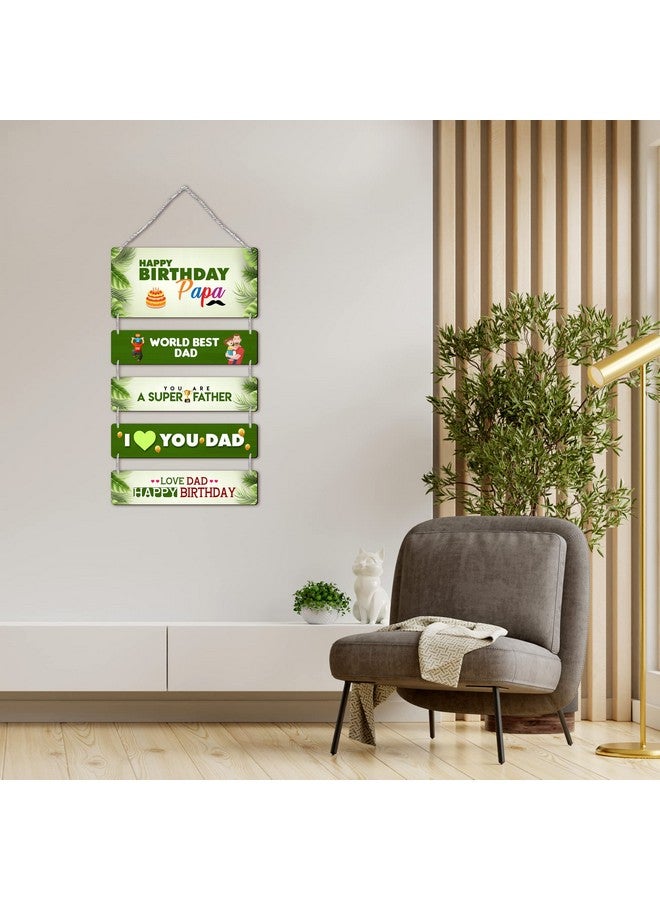 Regalo Casila Regalocasila Wall Decoration | Birthday Wishes Quotes | For Father | From Son Daughter | Unique Gift Ideas | Surprise Gifts | Dad Gifts | Special Birthday Gifts For Father | UVDADHB0706 - Image 2