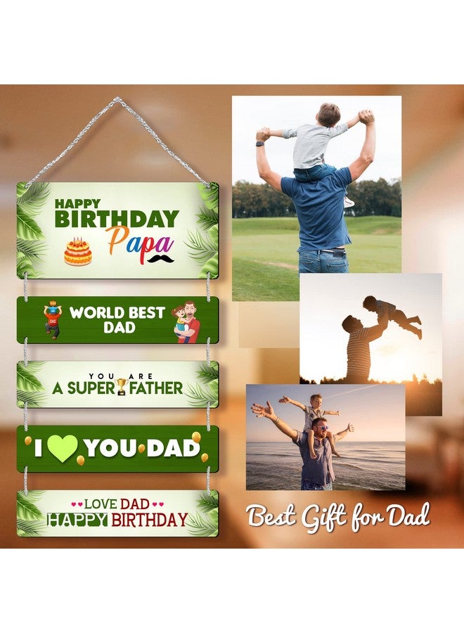 Regalo Casila Regalocasila Wall Decoration | Birthday Wishes Quotes | For Father | From Son Daughter | Unique Gift Ideas | Surprise Gifts | Dad Gifts | Special Birthday Gifts For Father | UVDADHB0706 - Image 3