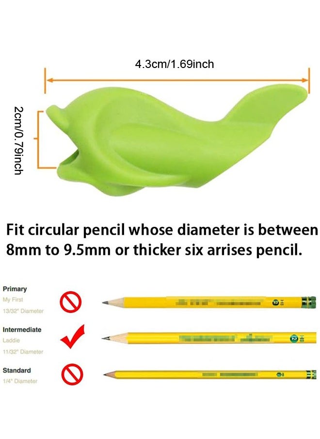 Generic - 30PCS Pencils Grips,  Fish Shape Silicon Pencil Grippers, Writing Aid Grip Pencil Grippers Handwriting, Writing Posture Correction Training Tools  for Kids - Image 1