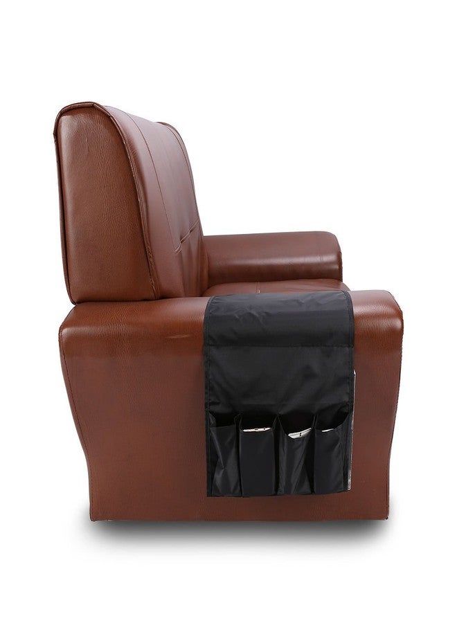 Iktu 4 Pockets Remote Control Holder, Tools, Pen,Mobile, Space Saver Organizer, Draped Over Sofa, Couch, Recliner Armrest (Pack of 2) - Image 3